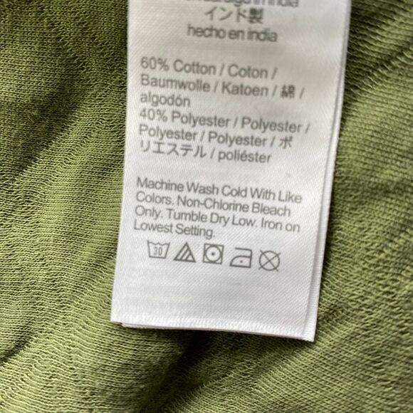 J. Crew Factory Quilted Jacket Cardigan Sweater Women M Green Grandmacore NEW - Picture 8 of 8